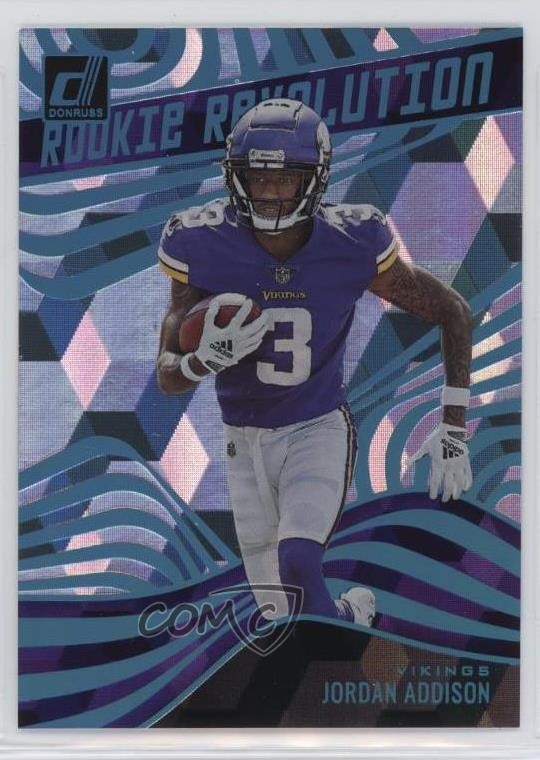 2023 Panini Donruss Rookie Revolution Cubic 4/50 Jordan Addison #RR-17 RC uk2