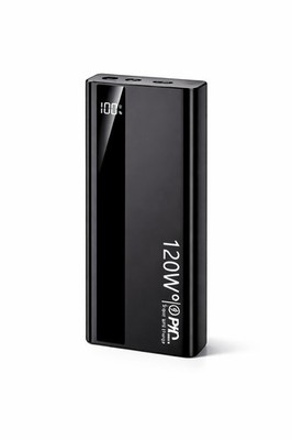 120W Powerbank 10000mAh USB-C Schnellladegerät LED Display Fast Charge