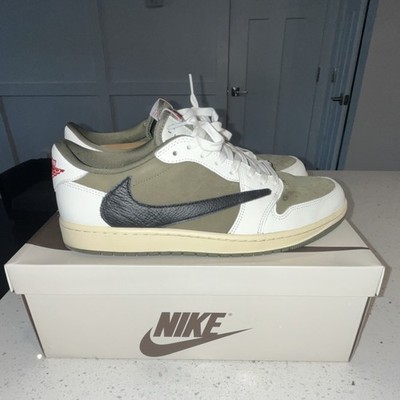 Jordan Air Jordan 1 Low OG SP Travis Scott Olive DM7866-200 Men's Sneakers