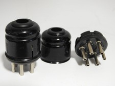 TWO NEW AMPHENOL 6 PIN MALE CONNECTORS FOR LE...