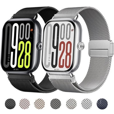 Magnetic Mesh Metal Band Strap For Xiaomi Mi Band 9 8 Pro/Redmi Watch 4 Bracelet