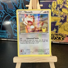 Pokémon TCG Meowth 53/83 Holo 20th Anniversary Generations LP-MP