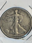 1938 D Walking Liberty Silver U.S. Half Dollar