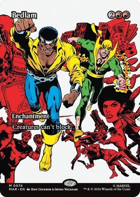 Bedlam (Borderless) 74 Marvel Universe Eternal-Legal NM