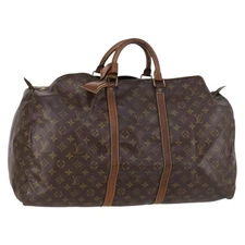 LOUIS VUITTON Monogram Keepall 55 Boston Bag M41424 LV Auth 142862