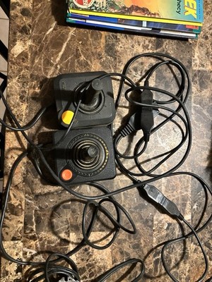 Commodore 64 Joy Sticks, Cassette Tape And Cables