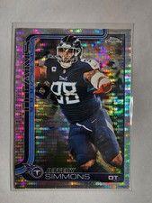 2025 Topps Chrome - Jeffery Simmons #289 Pulsar Refractor