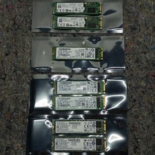 LOT 7 Assorted 256GB SATA M.2 2280 SSDs Solid State Drives Read Description