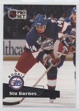 1991-92 Pro Set Stu Barnes #566 13h3