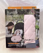 Eddie Bauer Bundle Blanket Ultra Soft Plush Sherpa Pink Car Seat Stroller NIP
