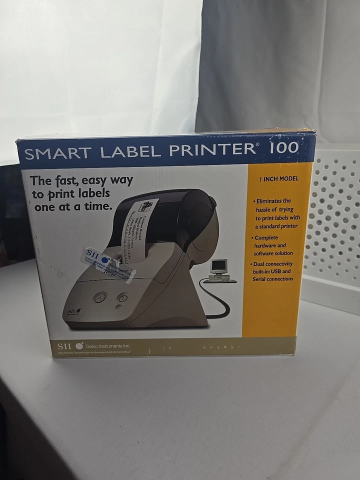 Seiko Smart Label Printer Model SLP 100 - 1 Inch Model New - Image 2 of 4
