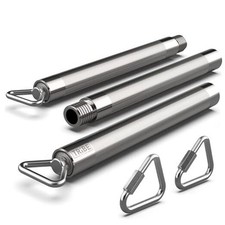 Heavy Duty Steel Resistance Band Bar - Portable Resistance Bar for Resistance