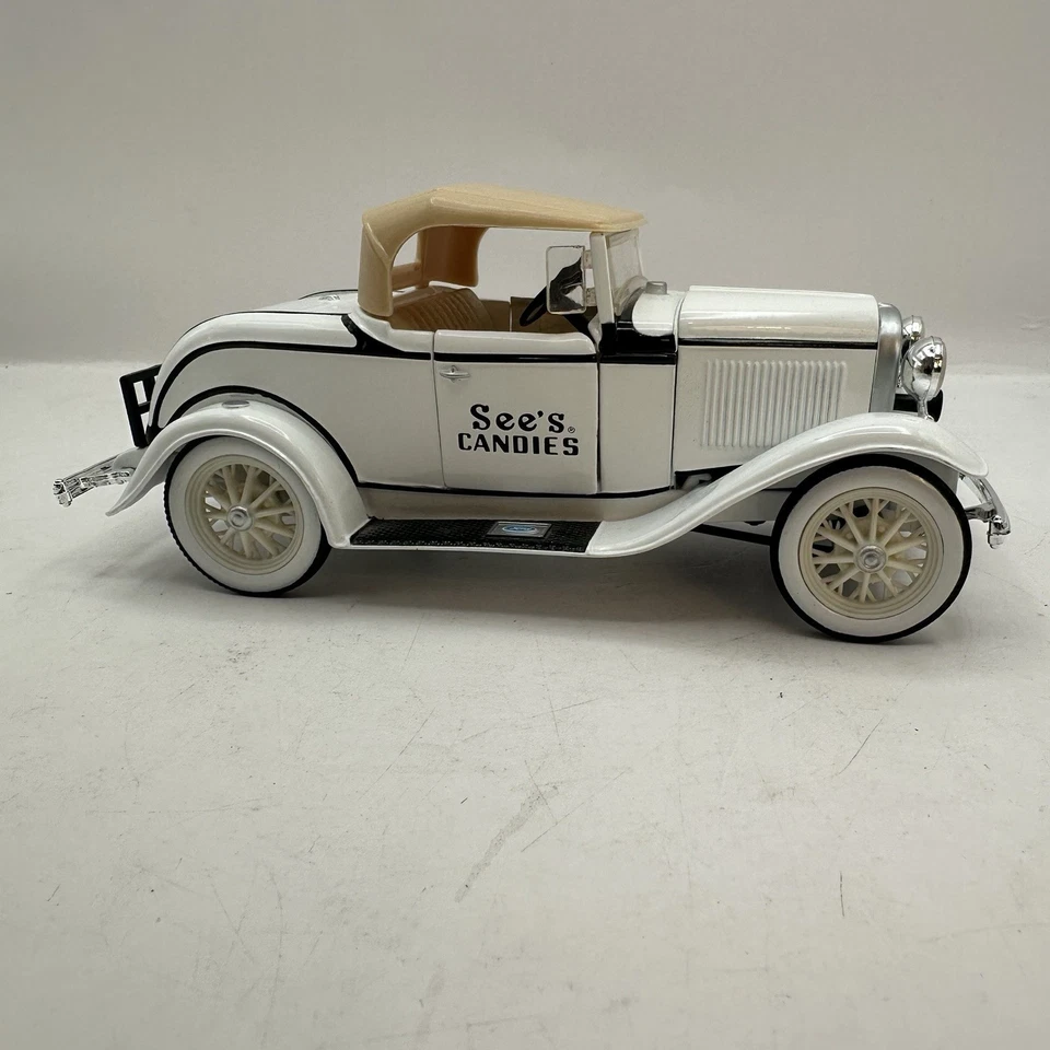 Ertl See's Candies 1930 Ford Model A Convertible With Hardtop Die Cast Roadster - Image 3 of 4