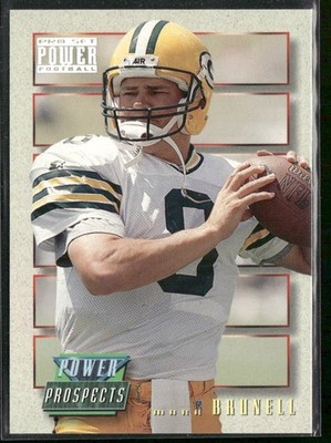 1993 Pro Set Power Update - Power Prospects Mark Brunell #PP4 Green Bay Packers