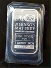 Silver Johnson Matthey  1 Oz  .999  Fine S/N B794362