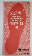 Step Up! Salesman Notebook Step into the Wonderful World of Chrysler 1967 Canada