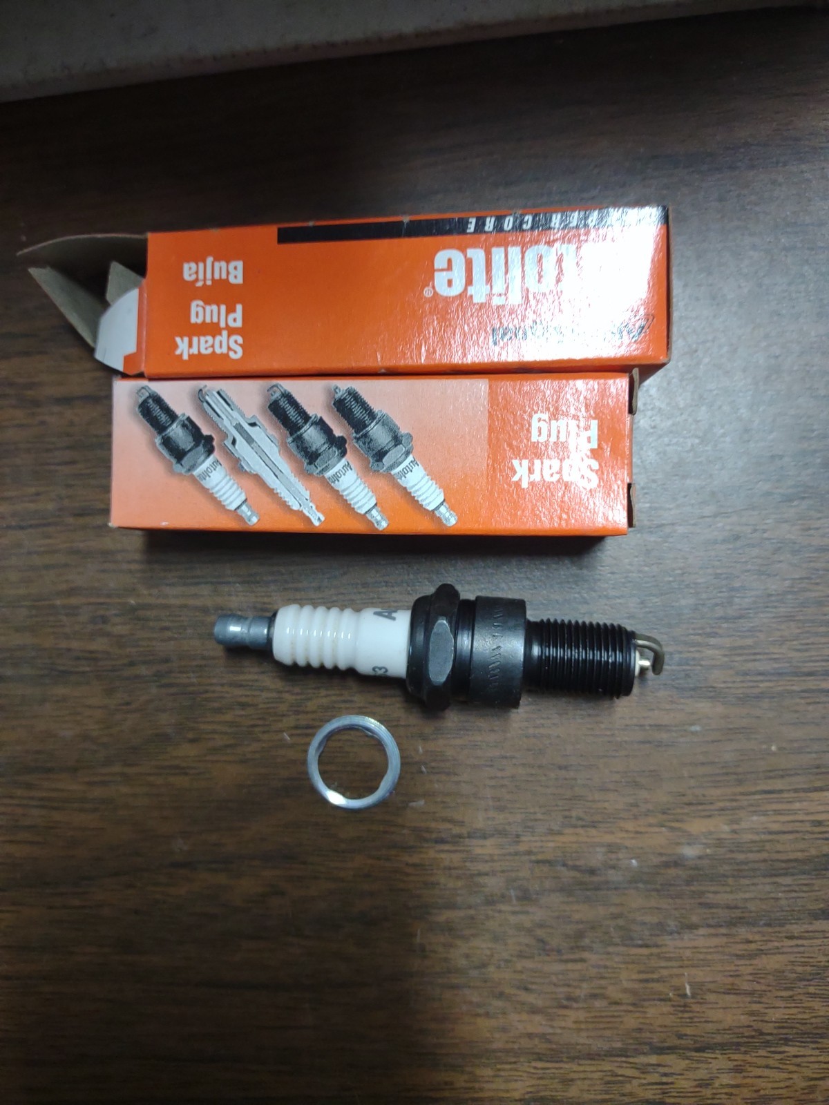 Autolite 63 Resistor Spark Plugs , LOT OF 2
