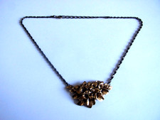 Bronze Necklace Hannu Icons Renmoos Flower Finland