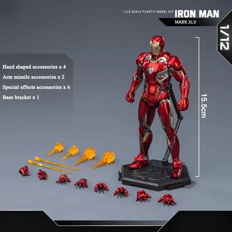Marvel The Infinity Saga Iron Man Fondjoy Mark XLV MK45 1/12