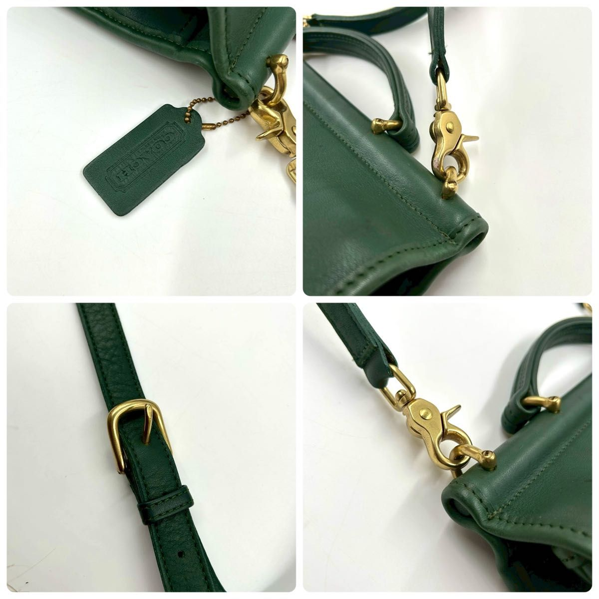 バッグ Coach Vintage 2-Way Handbag Green Coach Vintage Tote Bag, Yellow and Lime Green | eBay