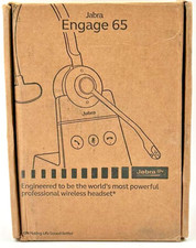 Jabra Engage 65 Noise Cancelling Mono Wireless Headset Ear-Pad On the Ear ...