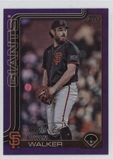 2025 Topps Update Purple Rainbow Foil 48/250 Ryan Walker #US179 5h8