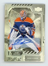 2025-26 Skybox Metal Universe #123 Olivier Rodrigue Rookie Rookies Auto RC