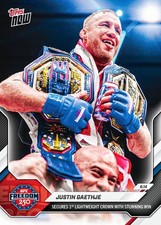 Justin Gaethje - 2026 UFC Topps NOW® - Card 18 - UFC 250 - *PRESALE*