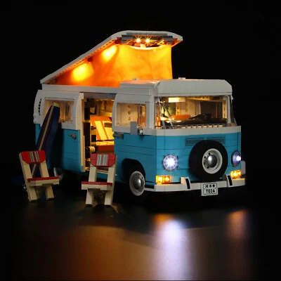 GEAMENT LED Licht Set Für LEGOs Volkswagen T2 Camper Van Creator 10279 (Beleuchtungs kit