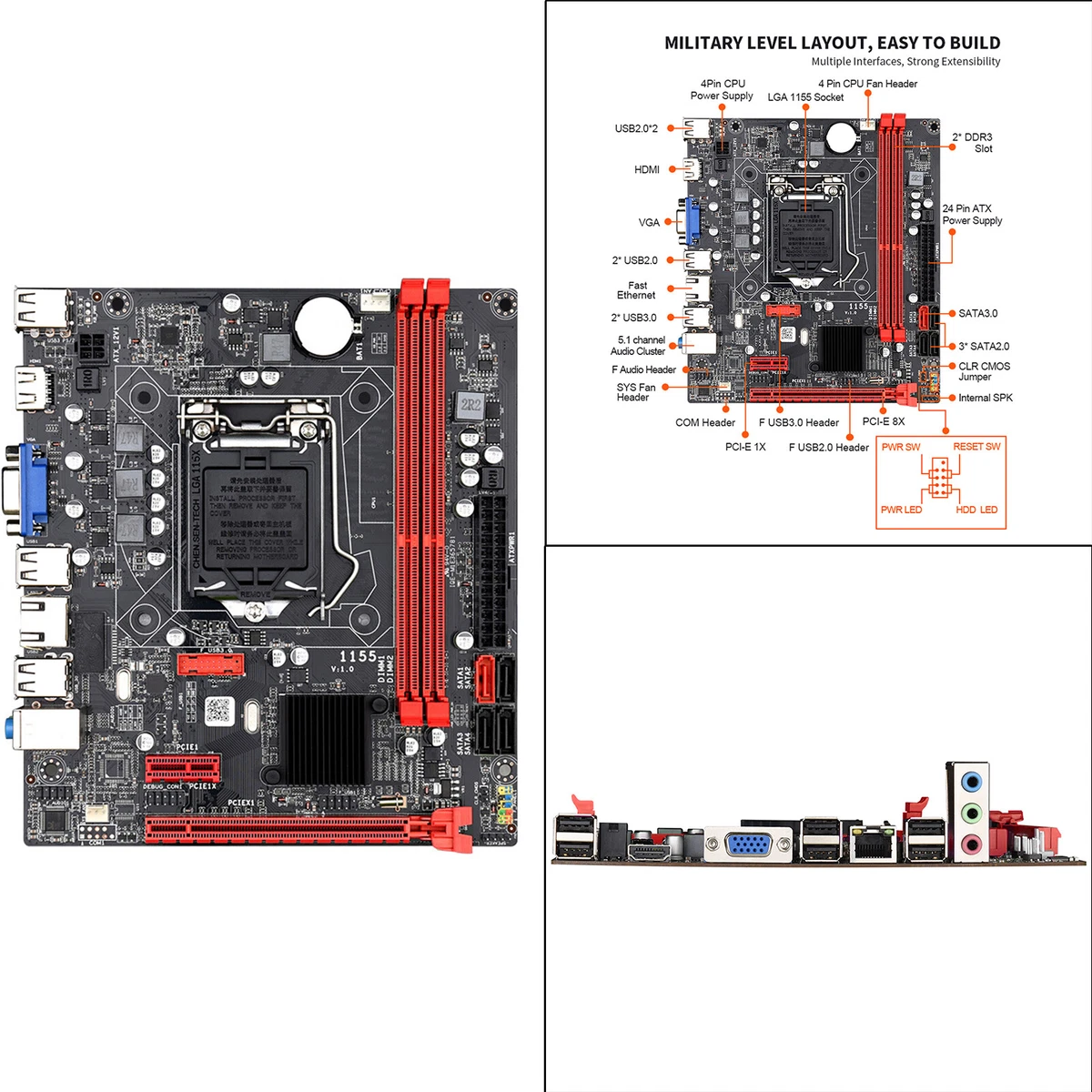 Socket 1155 motherboard cheap compatible processors