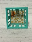 Vintage Fisher Price Little People - Blue Crib 1972