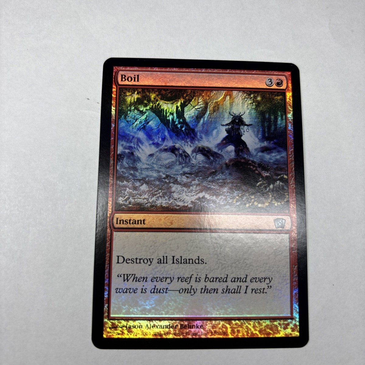 MTG Boil- 8th Edition- Uncommon- FOIL- NM | eBay