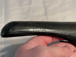 Selle BMX Vintage Aero H103 Noir - Pour BMX Old School/racing Années 80, Plastique