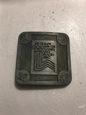 1980 Olympic Winter Games lake placid belt buckle