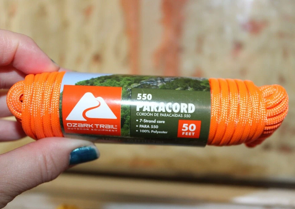 Ozark Trail 550 Paracord - 2 paquetes amarillo naranja - 150 ft Foto 2 de 4