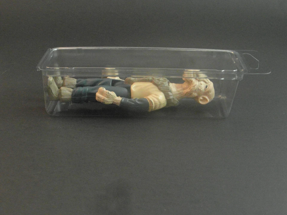 Star Wars Action Figure Blister Case Lot (100) Protective Small Stackable Cases - Image 3 of 4