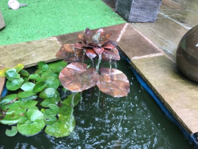 Kupfer Wasserspiele - Seerose.