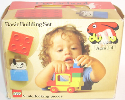 Vtg 1981 Lego DUPLO Basic Building Set 2330 Complete w/ Insert