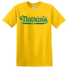 Nathan's Famous Hot Dog Men's Yellow Size S - 5XL