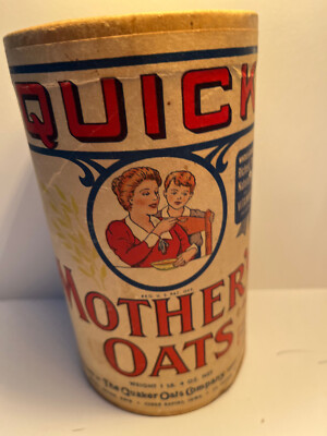 Vintage Mothers Oats Box Quaker Oats  Box Quaker Ots Company 1930