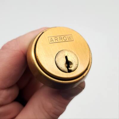 Arrow Mortise Cylinder Lock MC61 Satin Bronze US10 1-1/8'' Length NOS