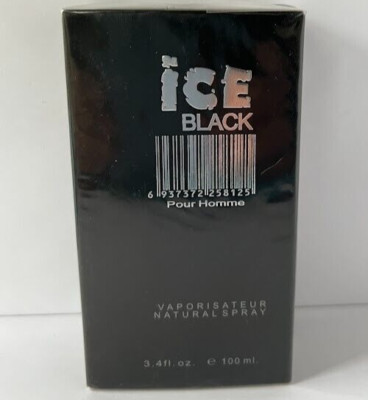 ICE Black Pour Homme Natural Spray3.4 fl.oz /100 ml Sealed NIB | eBay