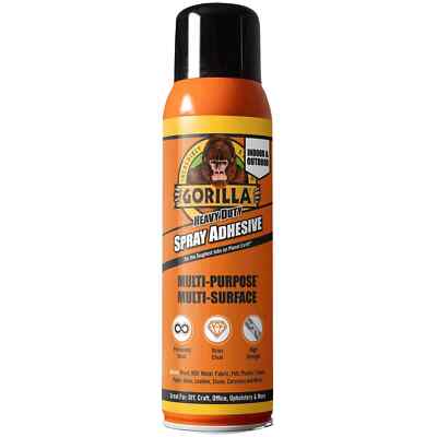 Gorilla Glue 114953 Heavy Duty Sprühkleber 400ml Dose bildet dauerhafte Verklebung