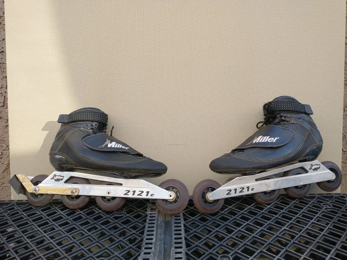 Miller Sports Racing Roller Blades Speed Skates Carbon Made In USA California