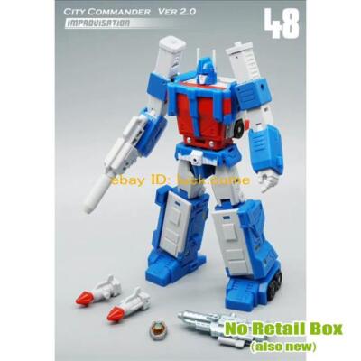MFT mf 48 Ultra Magnus 2.0 IDW G1 Mini 4in Blue Robot Action Figure Deformabl