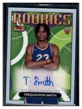 2023-24 Topps Finest Rookie Auto Terquavion Smith RC Refractor #RFA-TS