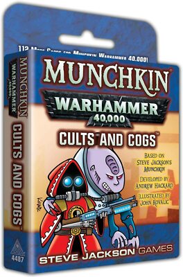 Cults & Cogs 112 Card Booster Munchkin Warhammer 40000 Game Steve Jackson 4487