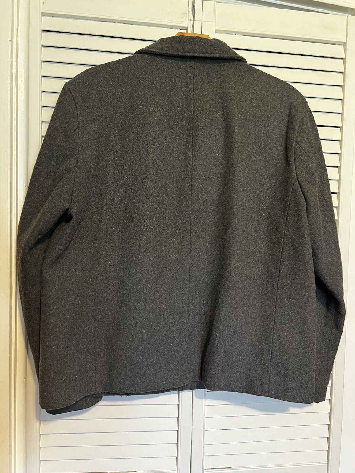 OLD NAVY Men’s XL XLarge Jacket Pea Coat Full Zip Wool Blend Pockets | eBay