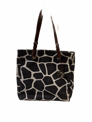 pre owned michael kors Giraffe Pattern Brown Handbag