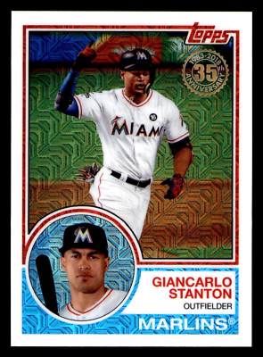 2018 Topps Giancarlo Stanton 1983 Topps Silver Pack Chrome #23 - Miami Marlins